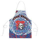 Personalized Newcastle Knights Apron Polynesian Tribal Chest and Sleeve Tattoo