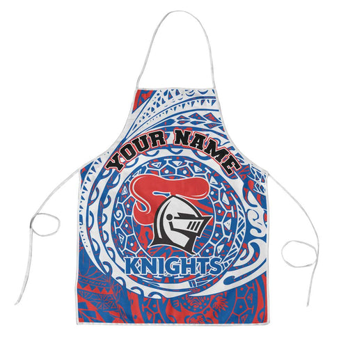 Personalized Newcastle Knights Apron Polynesian Tribal Chest and Sleeve Tattoo