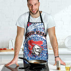 Personalized Newcastle Knights Apron Polynesian Tribal Chest and Sleeve Tattoo