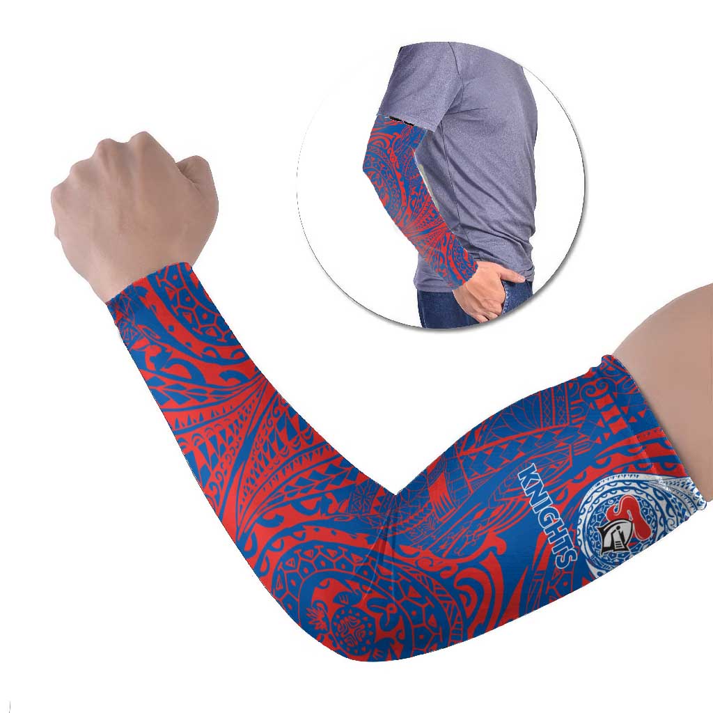 Personalized Newcastle Knights Arm Sleeves Polynesian Tribal Chest and Sleeve Tattoo