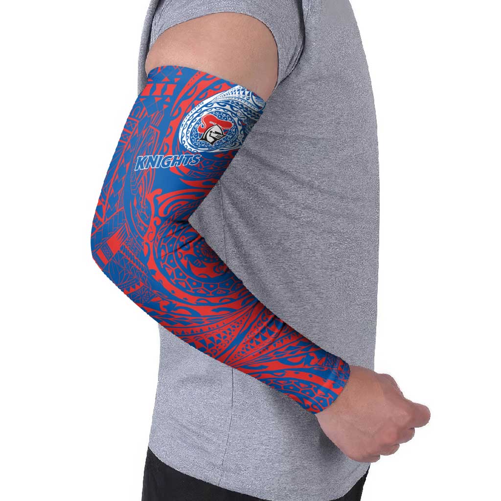 Personalized Newcastle Knights Arm Sleeves Polynesian Tribal Chest and Sleeve Tattoo