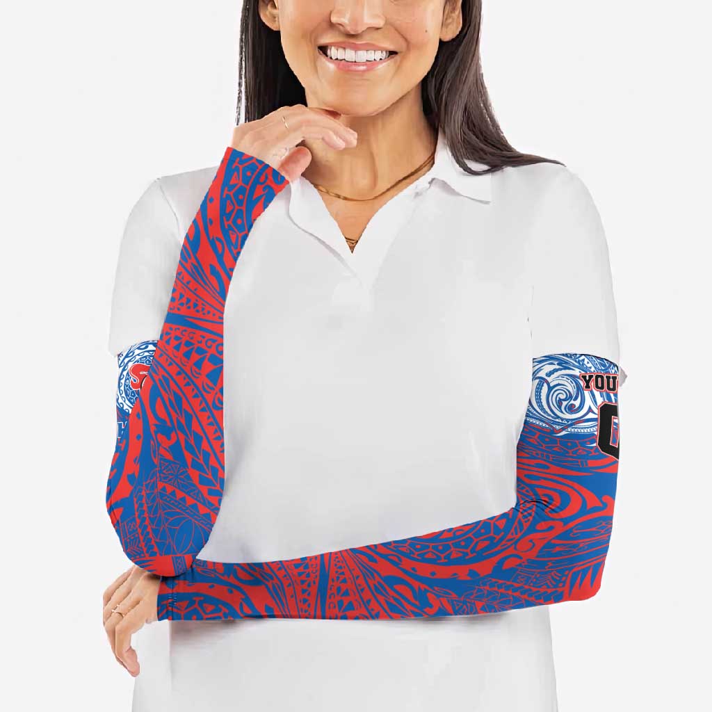Personalized Newcastle Knights Arm Sleeves Polynesian Tribal Chest and Sleeve Tattoo