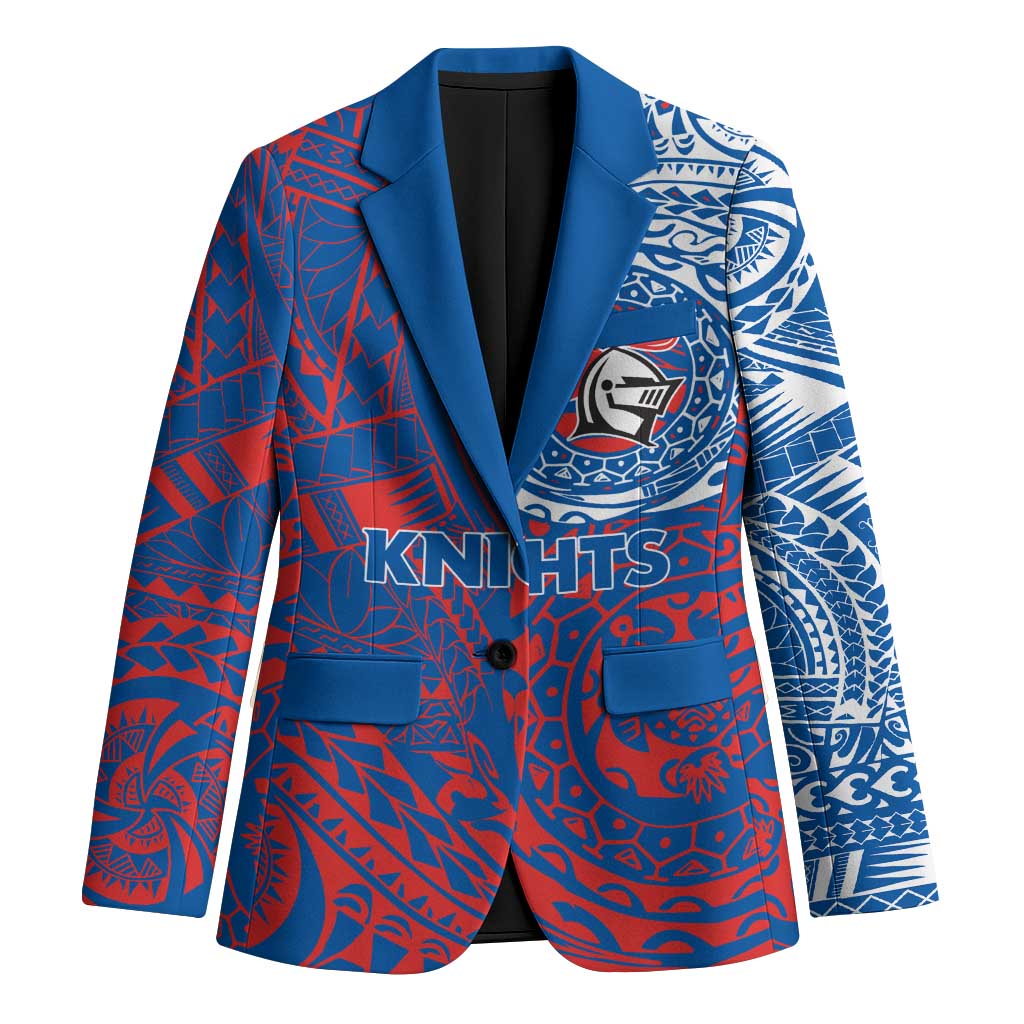 Personalized Newcastle Knights Blazer Polynesian Tribal Chest and Sleeve Tattoo