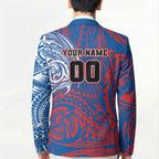 Personalized Newcastle Knights Blazer Polynesian Tribal Chest and Sleeve Tattoo