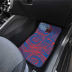 Personalized Newcastle Knights Car Mats Polynesian Tribal Chest and Sleeve Tattoo