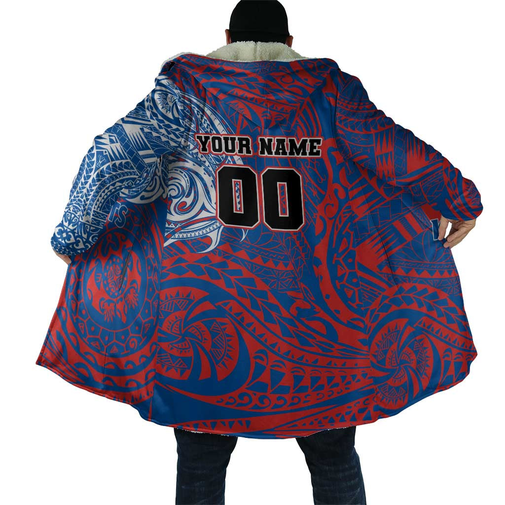 Personalized Newcastle Knights Cloak Polynesian Tribal Chest and Sleeve Tattoo