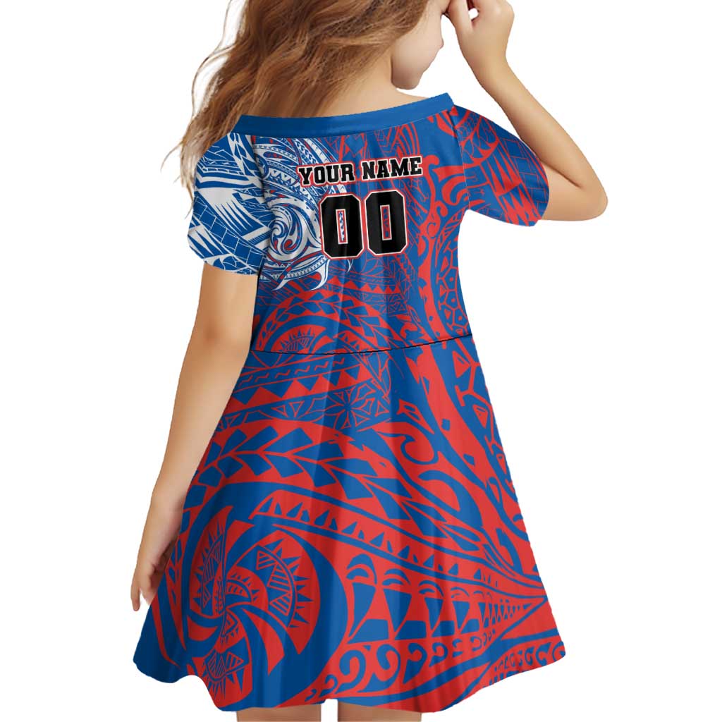 Personalized Newcastle Knights Family Matching Long Sleeve Bodycon Dress and Hawaiian Shirt Polynesian Tribal Chest and Sleeve Tattoo
