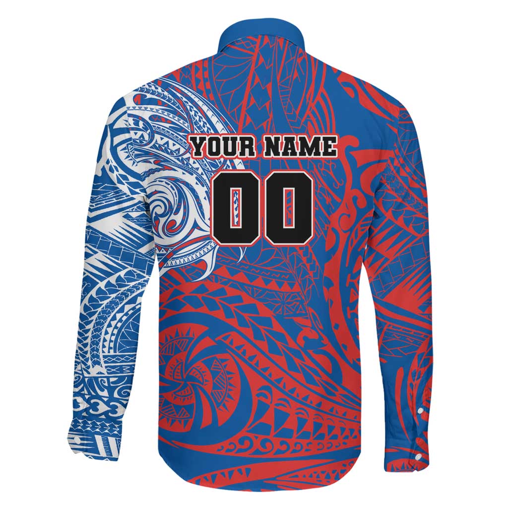 Personalized Newcastle Knights Family Matching Mermaid Dress and Hawaiian Shirt Polynesian Tribal Chest and Sleeve Tattoo