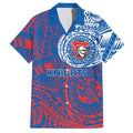 Personalized Newcastle Knights Hawaiian Shirt Polynesian Tribal Chest and Sleeve Tattoo