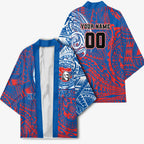 Personalized Newcastle Knights Kimono Polynesian Tribal Chest and Sleeve Tattoo