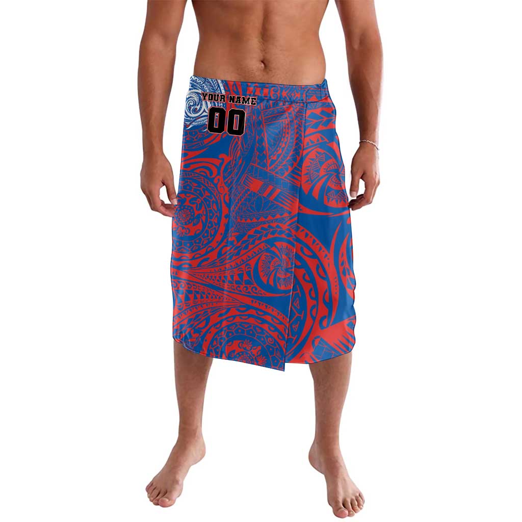 Personalized Newcastle Knights Lavalava Polynesian Tribal Chest and Sleeve Tattoo