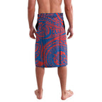 Personalized Newcastle Knights Lavalava Polynesian Tribal Chest and Sleeve Tattoo