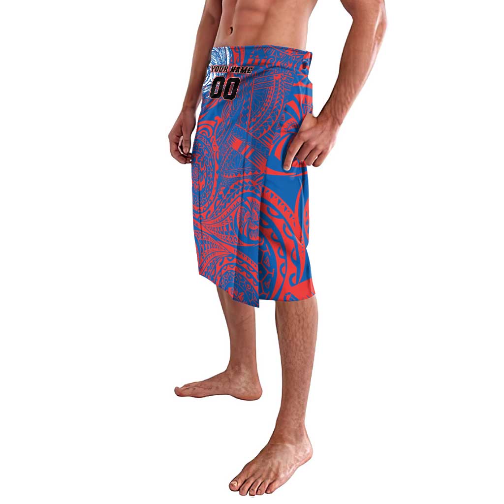 Personalized Newcastle Knights Lavalava Polynesian Tribal Chest and Sleeve Tattoo