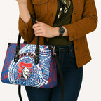 Personalized Newcastle Knights Leather Bag Polynesian Tribal Chest and Sleeve Tattoo
