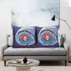 Personalized Newcastle Knights Pillow Cover Polynesian Tribal Chest and Sleeve Tattoo