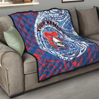 Personalized Newcastle Knights Quilt Polynesian Tribal Chest and Sleeve Tattoo