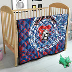 Personalized Newcastle Knights Quilt Polynesian Tribal Chest and Sleeve Tattoo