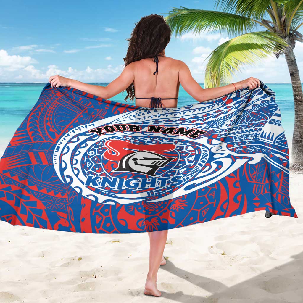 Personalized Newcastle Knights Sarong Polynesian Tribal Chest and Sleeve Tattoo