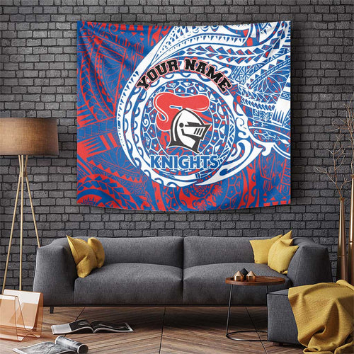 Personalized Newcastle Knights Tapestry Polynesian Tribal Chest and Sleeve Tattoo