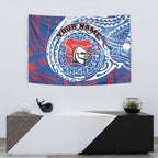 Personalized Newcastle Knights Tapestry Polynesian Tribal Chest and Sleeve Tattoo