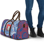 Personalized Newcastle Knights Travel Bag Polynesian Tribal Chest and Sleeve Tattoo