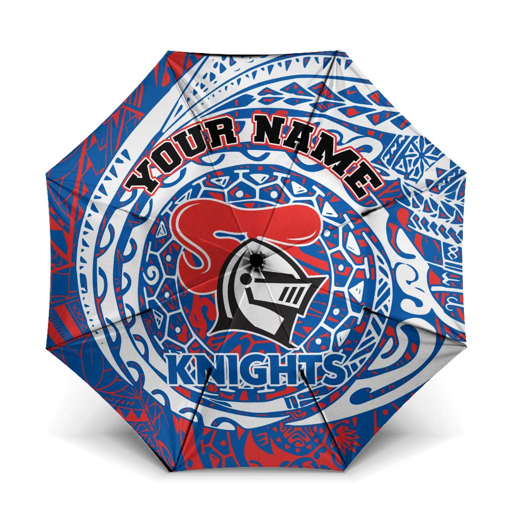 Personalized Newcastle Knights Umbrella Polynesian Tribal Chest and Sleeve Tattoo