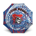 Personalized Newcastle Knights Umbrella Polynesian Tribal Chest and Sleeve Tattoo