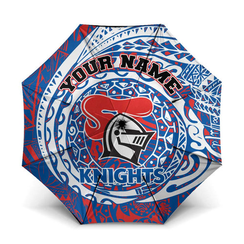 Personalized Newcastle Knights Umbrella Polynesian Tribal Chest and Sleeve Tattoo