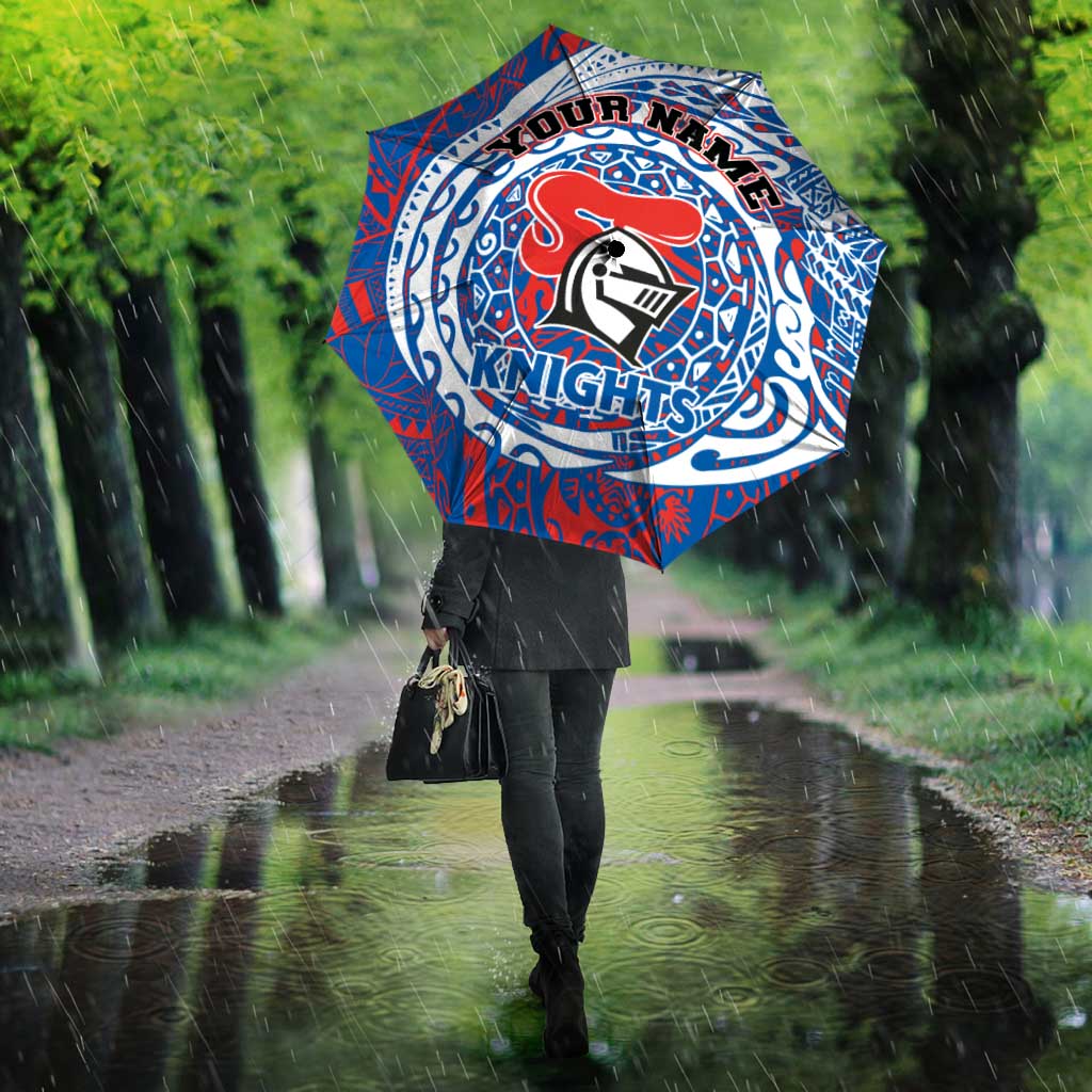 Personalized Newcastle Knights Umbrella Polynesian Tribal Chest and Sleeve Tattoo
