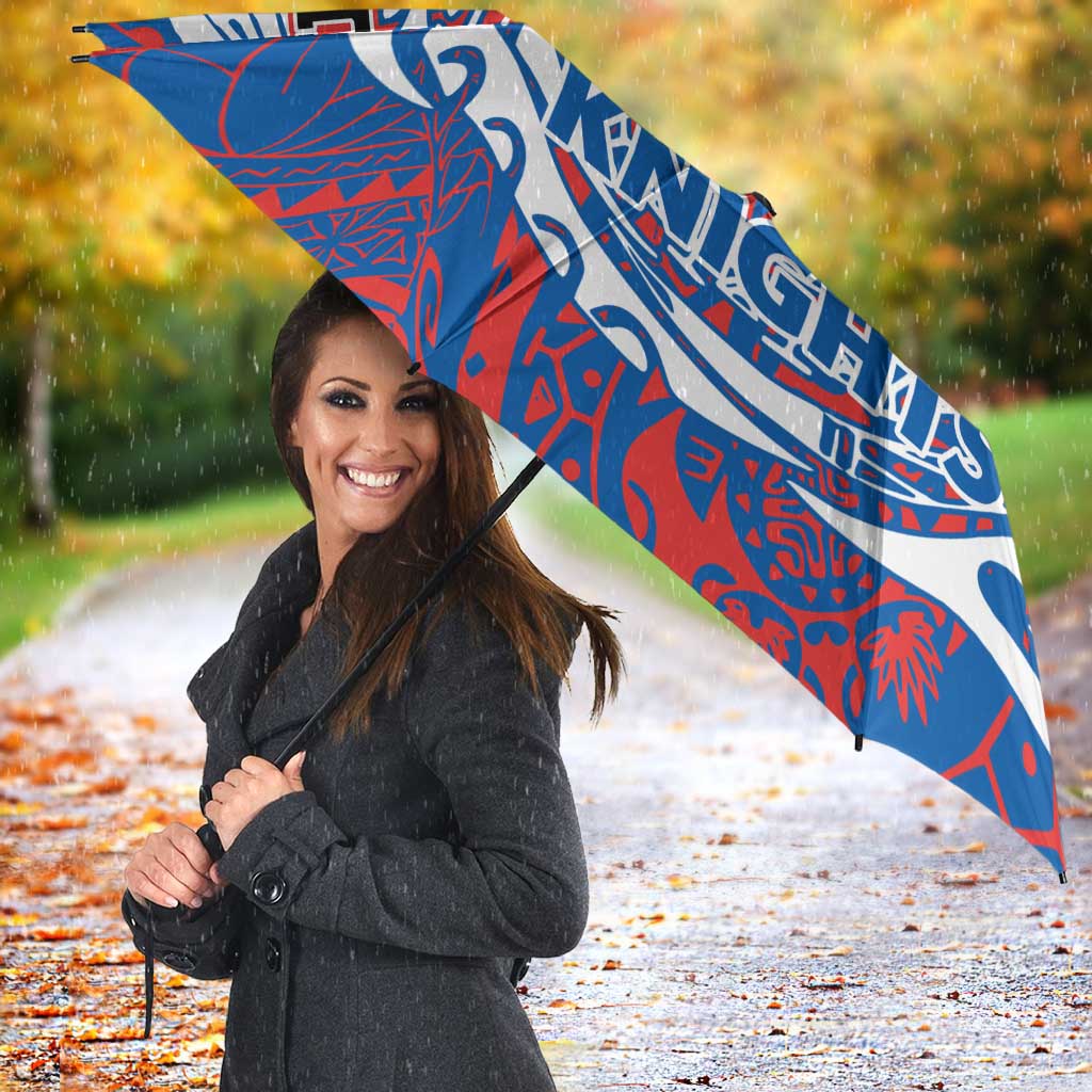 Personalized Newcastle Knights Umbrella Polynesian Tribal Chest and Sleeve Tattoo