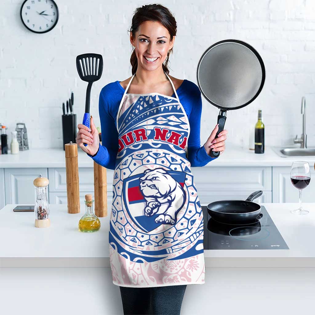 Personalized Western Bulldogs Polynesian Apron Tribal Chest and Sleeve Tattoo Heritage Warrior