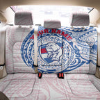 Personalized Western Bulldogs Polynesian Back Car Seat Cover Tribal Chest and Sleeve Tattoo Heritage Warrior