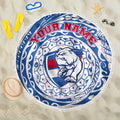 Personalized Western Bulldogs Polynesian Beach Blanket Tribal Chest and Sleeve Tattoo Heritage Warrior