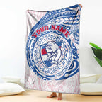 Personalized Western Bulldogs Polynesian Blanket Tribal Chest and Sleeve Tattoo Heritage Warrior