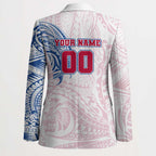 Personalized Western Bulldogs Polynesian Blazer Tribal Chest and Sleeve Tattoo Heritage Warrior