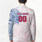Personalized Western Bulldogs Polynesian Blazer Tribal Chest and Sleeve Tattoo Heritage Warrior