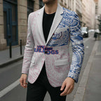 Personalized Western Bulldogs Polynesian Blazer Tribal Chest and Sleeve Tattoo Heritage Warrior