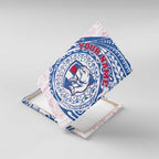 Personalized Western Bulldogs Polynesian Canvas Wall Art Tribal Chest and Sleeve Tattoo Heritage Warrior