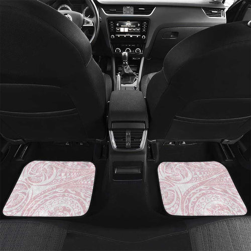 Personalized Western Bulldogs Polynesian Car Mats Tribal Chest and Sleeve Tattoo Heritage Warrior