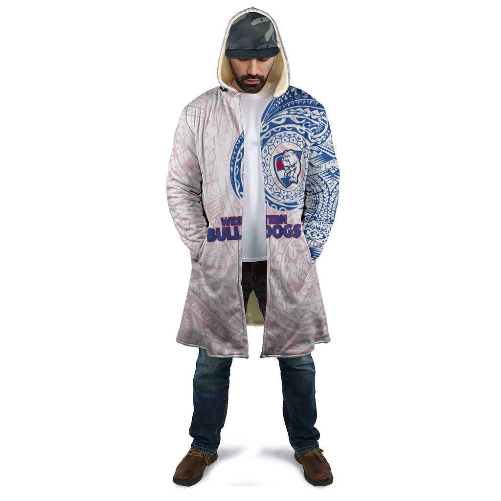 Personalized Western Bulldogs Polynesian Cloak Tribal Chest and Sleeve Tattoo Heritage Warrior