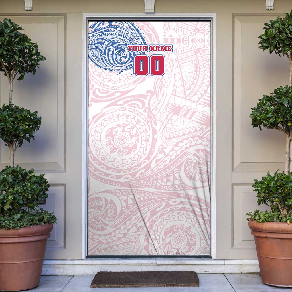 Personalized Western Bulldogs Polynesian Door Cover Tribal Chest and Sleeve Tattoo Heritage Warrior