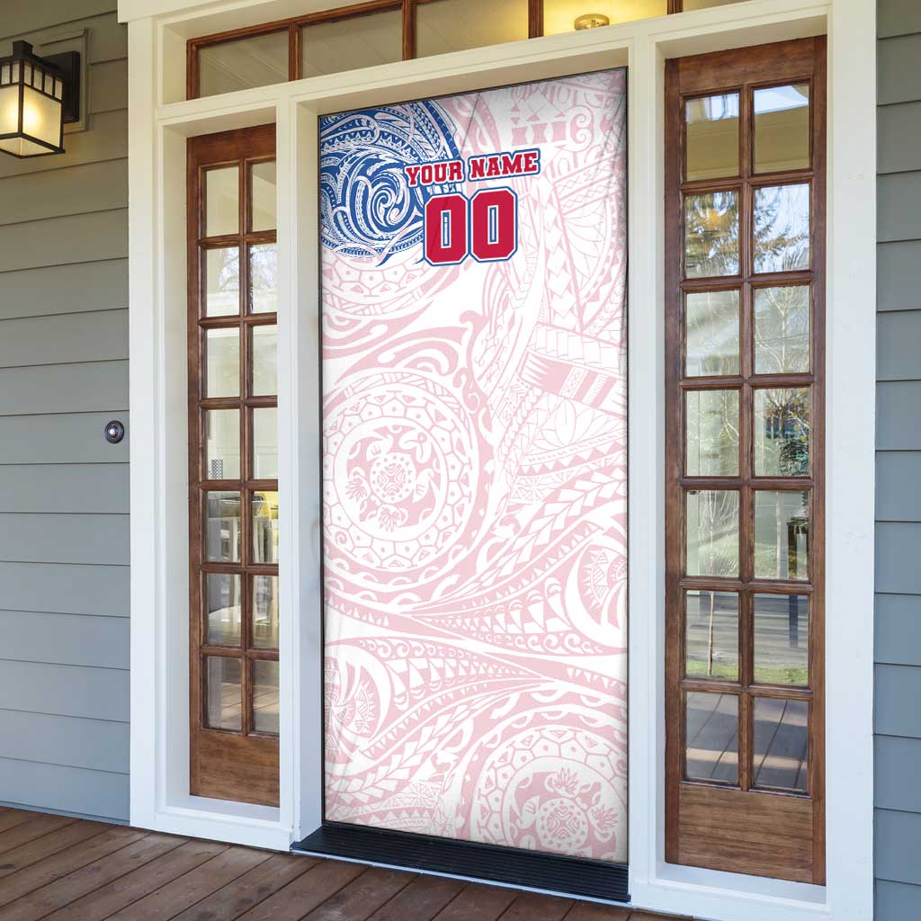 Personalized Western Bulldogs Polynesian Door Cover Tribal Chest and Sleeve Tattoo Heritage Warrior