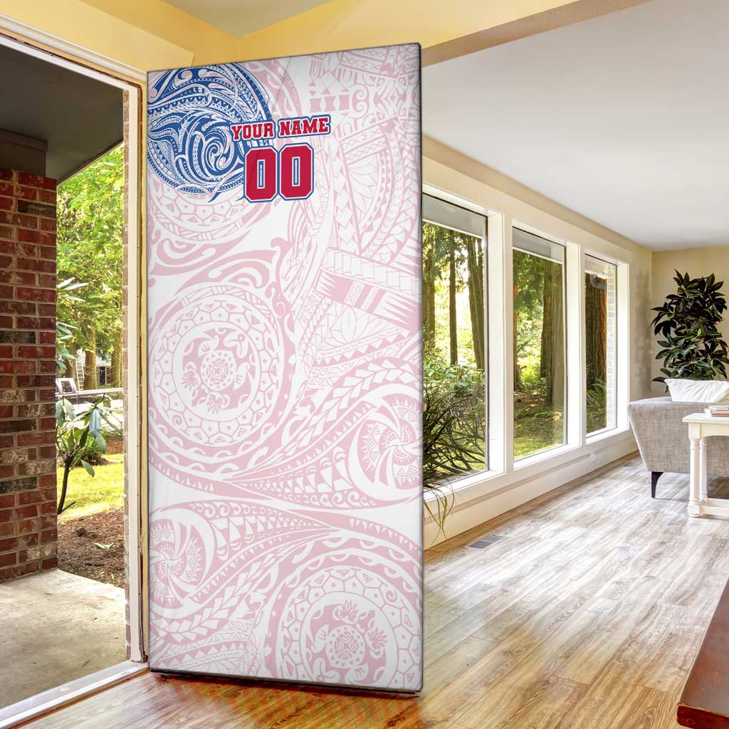 Personalized Western Bulldogs Polynesian Door Cover Tribal Chest and Sleeve Tattoo Heritage Warrior