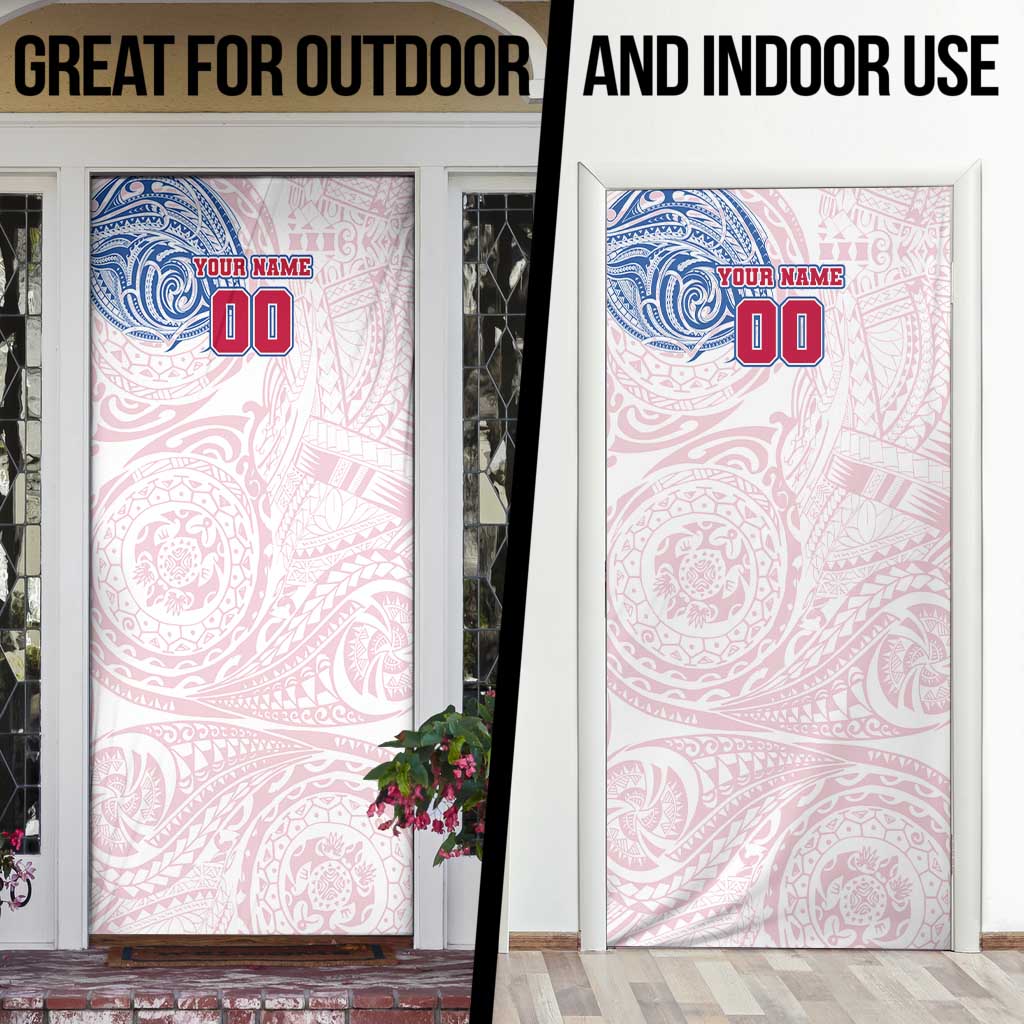 Personalized Western Bulldogs Polynesian Door Cover Tribal Chest and Sleeve Tattoo Heritage Warrior
