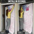 Personalized Western Bulldogs Polynesian Door Cover Tribal Chest and Sleeve Tattoo Heritage Warrior