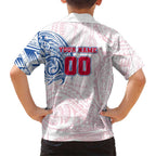 Personalized Western Bulldogs Polynesian Family Matching Mermaid Dress and Hawaiian Shirt Tribal Chest and Sleeve Tattoo Heritage Warrior
