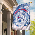 Personalized Western Bulldogs Polynesian Garden Flag Tribal Chest and Sleeve Tattoo Heritage Warrior