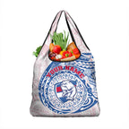 Personalized Western Bulldogs Polynesian Grocery Bag Tribal Chest and Sleeve Tattoo Heritage Warrior