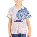 Personalized Western Bulldogs Polynesian Hawaiian Shirt Tribal Chest and Sleeve Tattoo Heritage Warrior