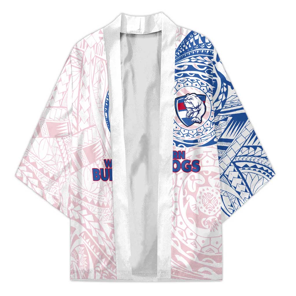 Personalized Western Bulldogs Polynesian Kimono Tribal Chest and Sleeve Tattoo Heritage Warrior